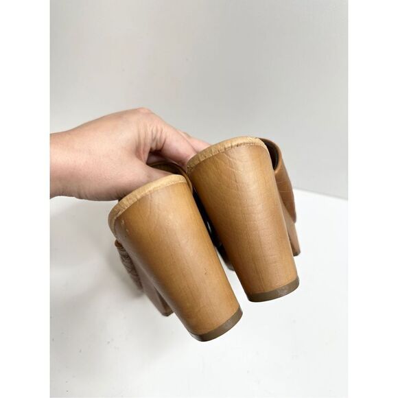 Journee Collection Mules Womens Size 6 Brown Block Heel Kelsy Shoes - Picture 6 of 8